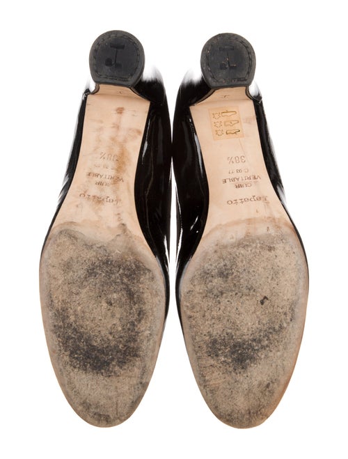 Repetto Patent Leather Bow Accents Pumps