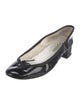 Repetto Patent Leather Bow Accents Flats