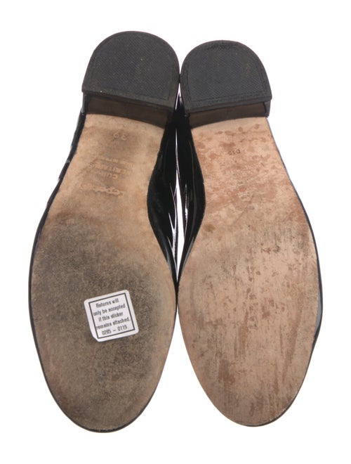 Repetto Patent Leather Bow Accents Flats