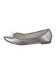 Repetto Leather Bow Accents Ballet Flats