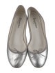 Repetto Leather Bow Accents Ballet Flats