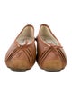Repetto Leather Bow Accents Ballet Flats