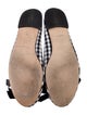 Repetto Plaid Print Bow Accents Ballet Flats