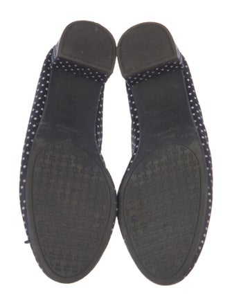 Repetto Polka Dot Print Bow Accents Pumps