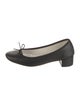 Repetto Leather Bow Accents Pumps