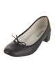Repetto Leather Bow Accents Pumps
