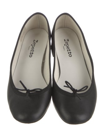 Repetto Leather Bow Accents Pumps