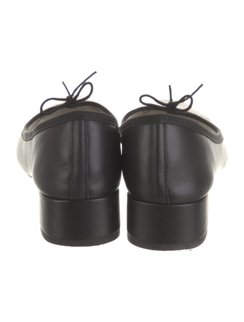 Repetto Leather Bow Accents Pumps