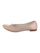 Repetto Patent Leather Bow Accents Ballet Flats