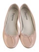 Repetto Patent Leather Bow Accents Ballet Flats