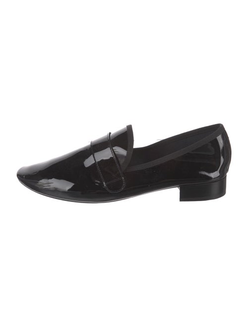 Repetto Patent Leather Grosgrain Trim Loafers