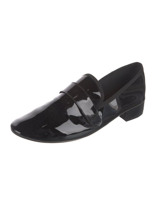 Repetto Patent Leather Grosgrain Trim Loafers