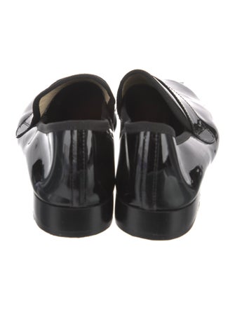Repetto Patent Leather Grosgrain Trim Loafers