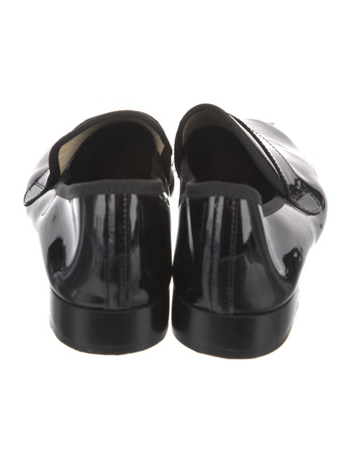 Repetto Patent Leather Grosgrain Trim Loafers