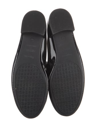 Repetto Patent Leather Grosgrain Trim Loafers