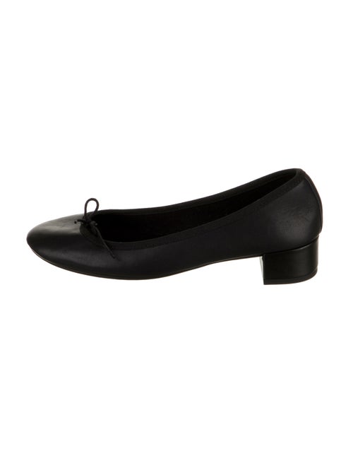 Repetto Leather Bow Accents Pumps