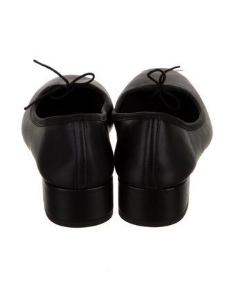 Repetto Leather Bow Accents Pumps