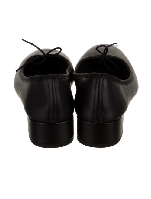 Repetto Leather Bow Accents Pumps