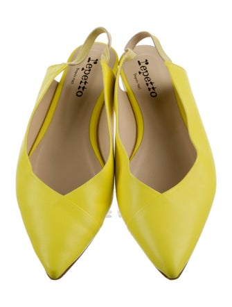 Repetto Leather Slingback Flats