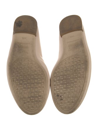 Repetto Leather Bow Accents Ballet Flats