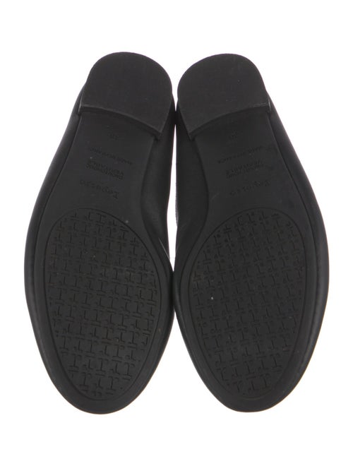 Repetto Leather Bow Accents Ballet Flats