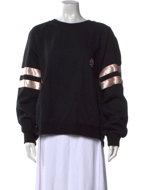 Repetto Colorblock Pattern Crew Neck Sweatshirt