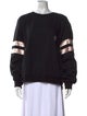 Repetto Colorblock Pattern Crew Neck Sweatshirt