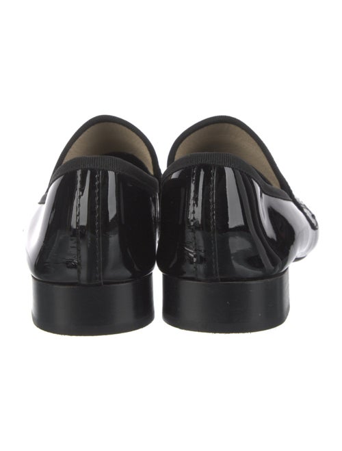 Repetto Patent Leather Grosgrain Trim Loafers