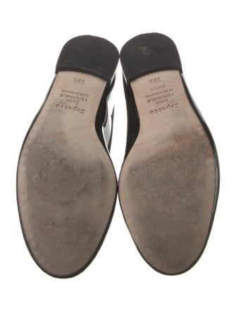 Repetto Patent Leather Bow Accents Ballet Flats