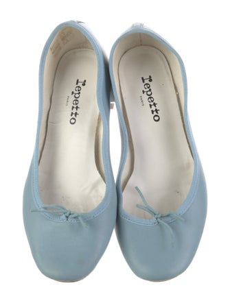 Repetto Leather Bow Accents Flats