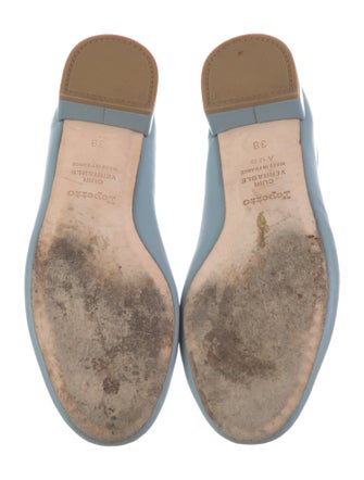 Repetto Leather Bow Accents Flats