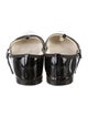 Repetto Patent Leather Bow Accents Mary Jane Flats