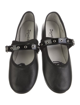 Repetto Leather Mary Jane Flats