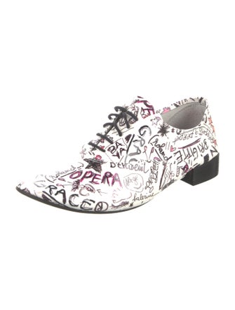 Repetto Patent Leather Printed Sneakers