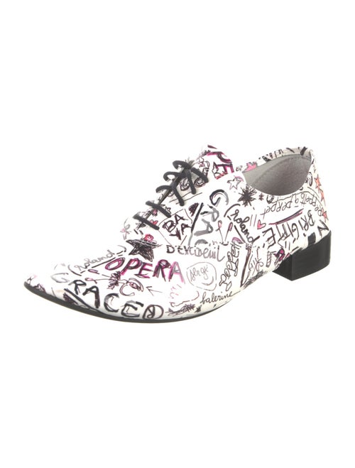 Repetto Patent Leather Printed Sneakers