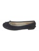 Repetto Suede Grosgrain Trim Ballet Flats