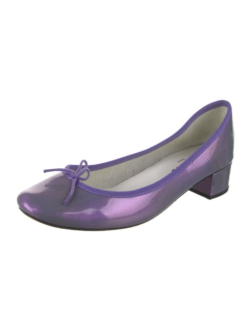 Repetto Patent Leather Bow Accents Pumps