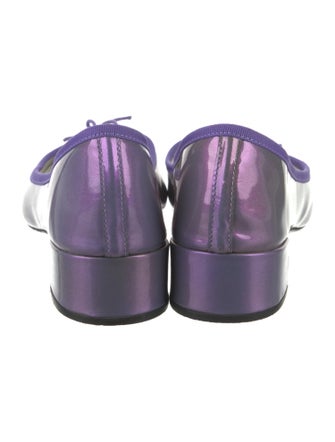 Repetto Patent Leather Bow Accents Pumps