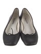Repetto Leather Bow Accents Ballet Flats