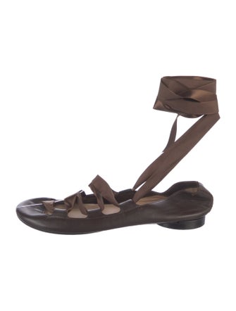 Repetto Leather Slingback Flats