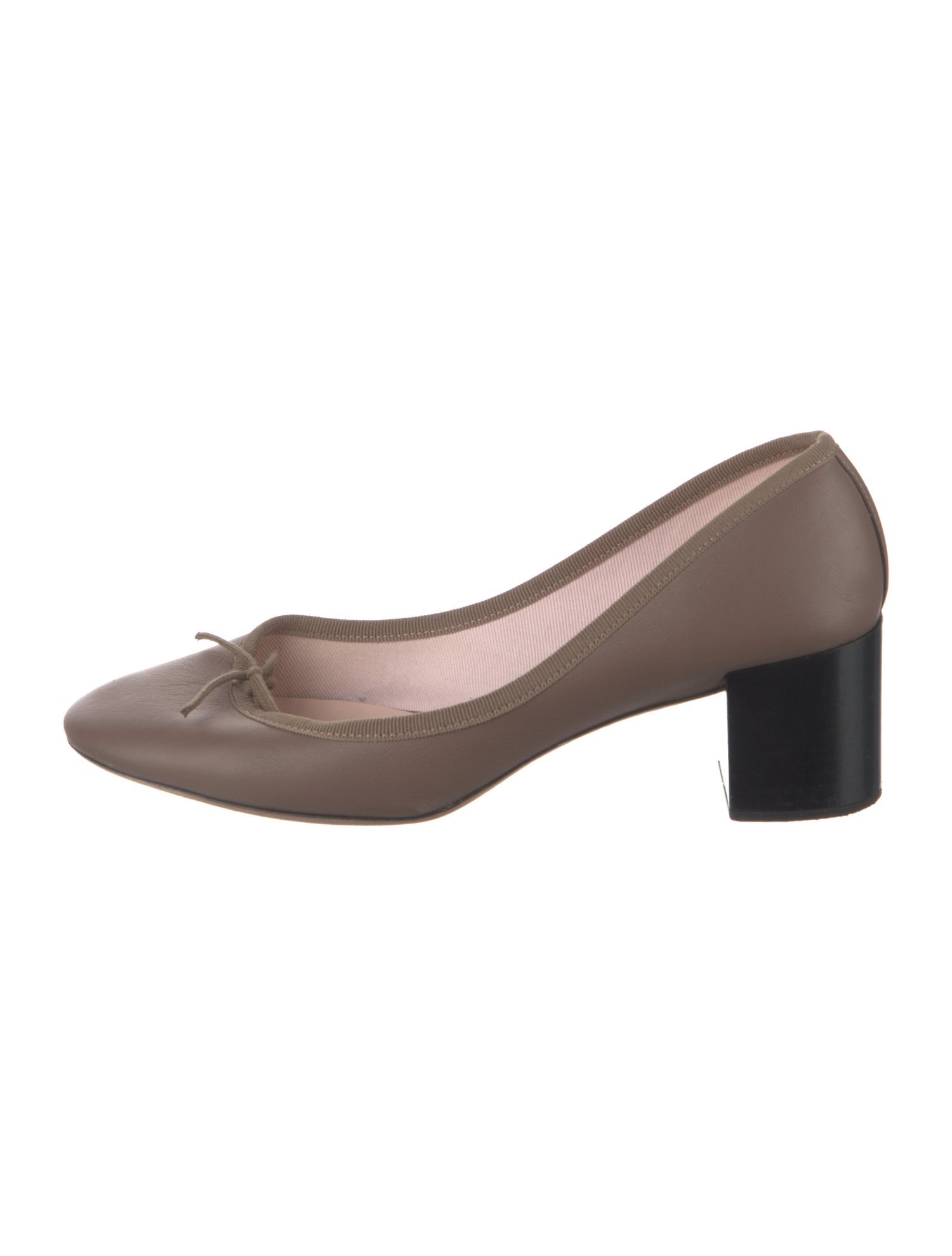 Repetto Leather Bow Accents Pumps