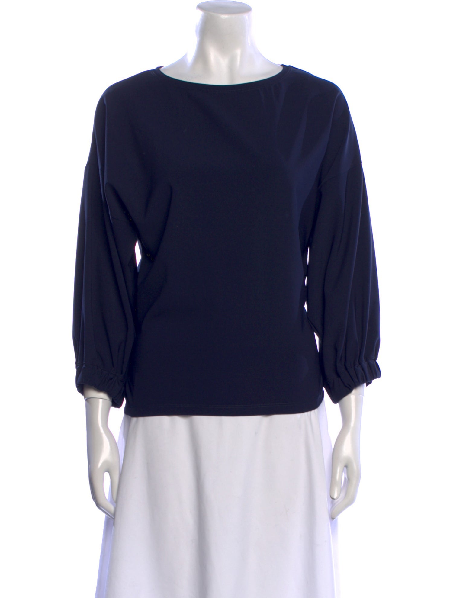 Repetto Bateau Neckline Three-Quarter Sleeve Blouse