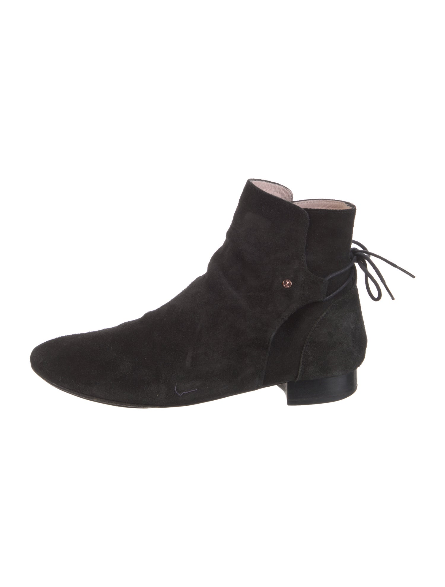 Repetto Suede Lace-Up Boots