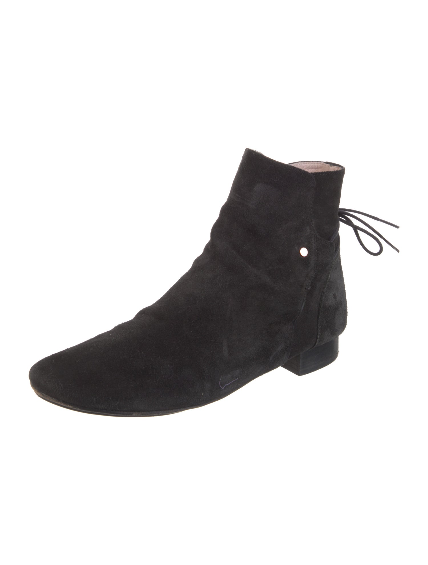 Repetto Suede Lace-Up Boots