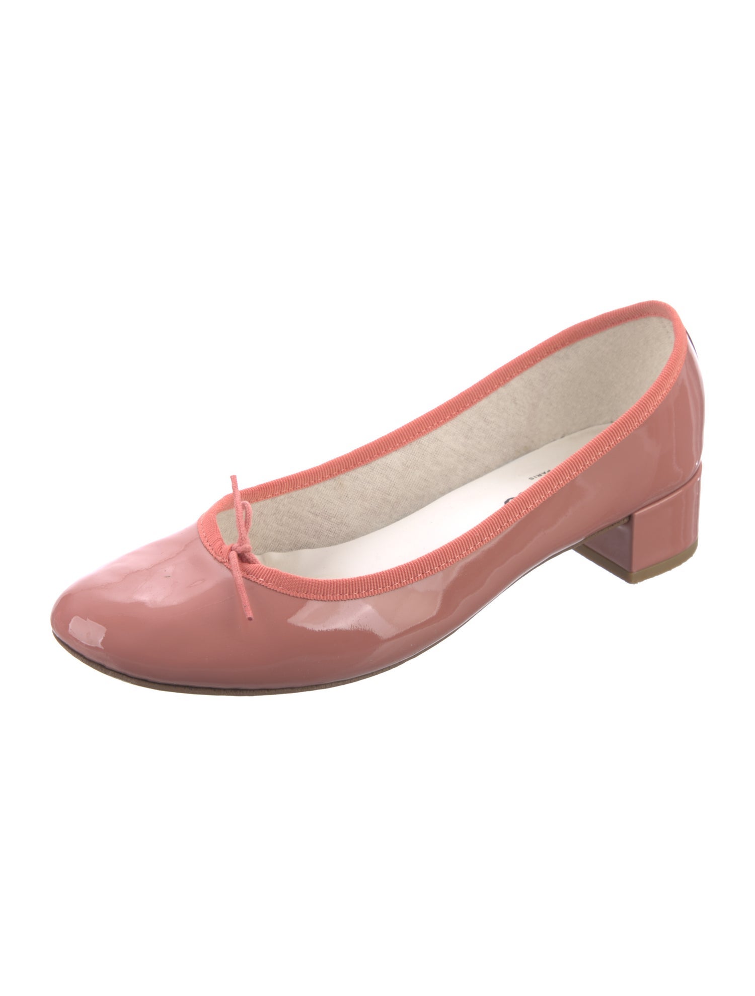 Repetto Patent Leather Bow Accents Pumps