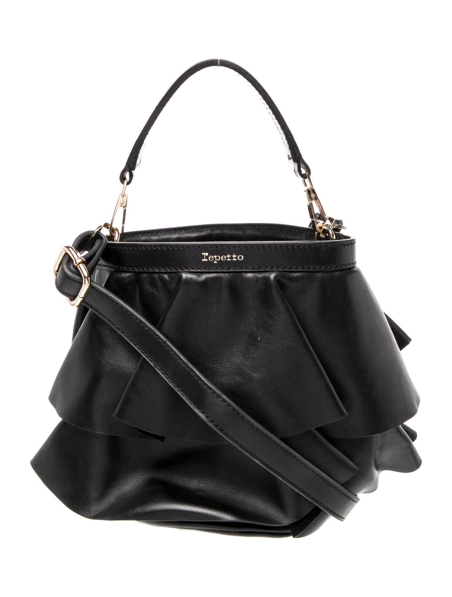 Repetto Leather Bucket Bag