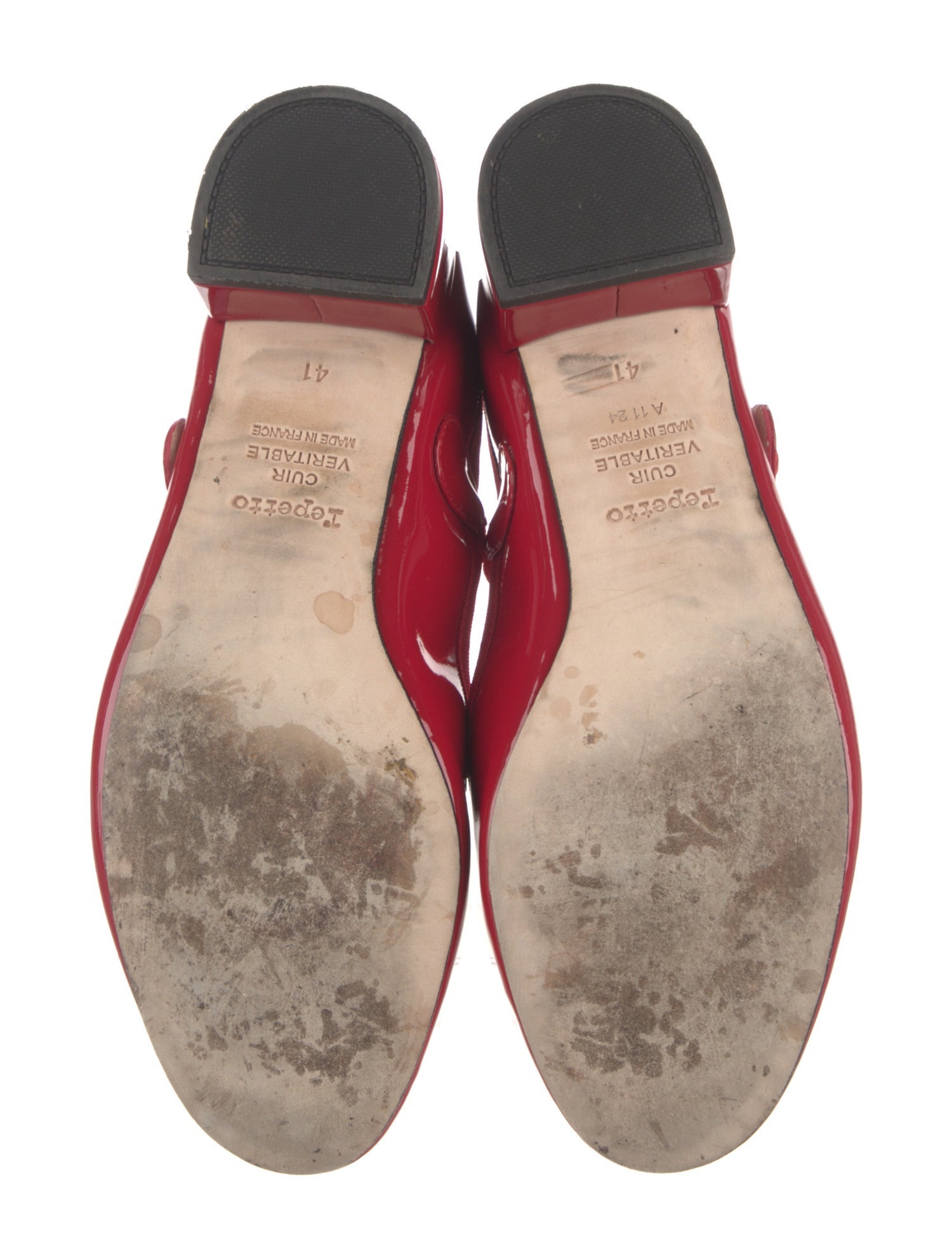 Repetto レッド エナメル 40 Repetto レペット repetto JUNON （レッド