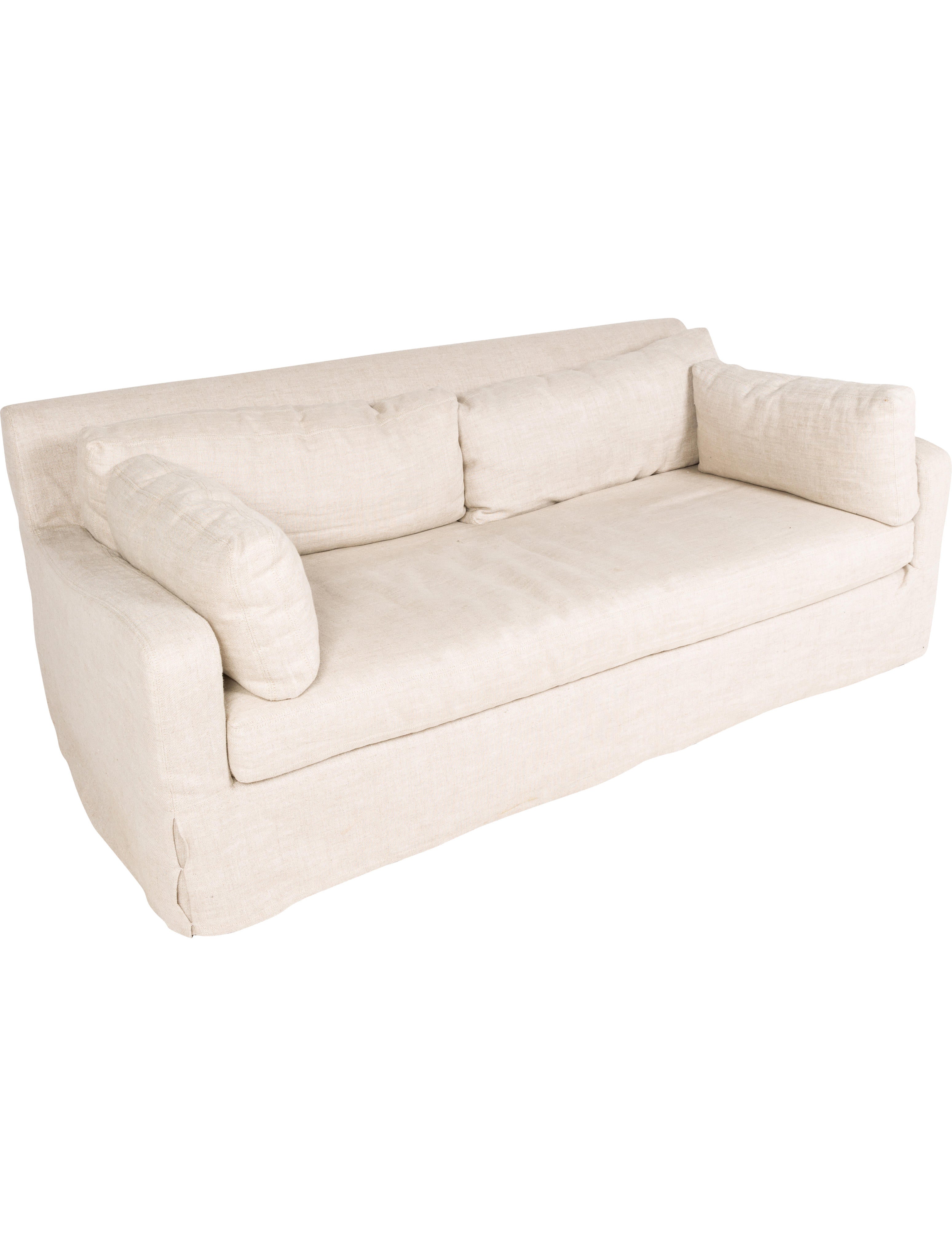 Restoration Hardware Belgian Slope Arm Petite Sofa