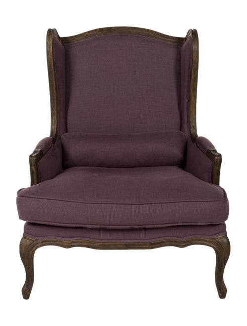 Restoration Hardware Pair of Lorraine Wingback Chairs