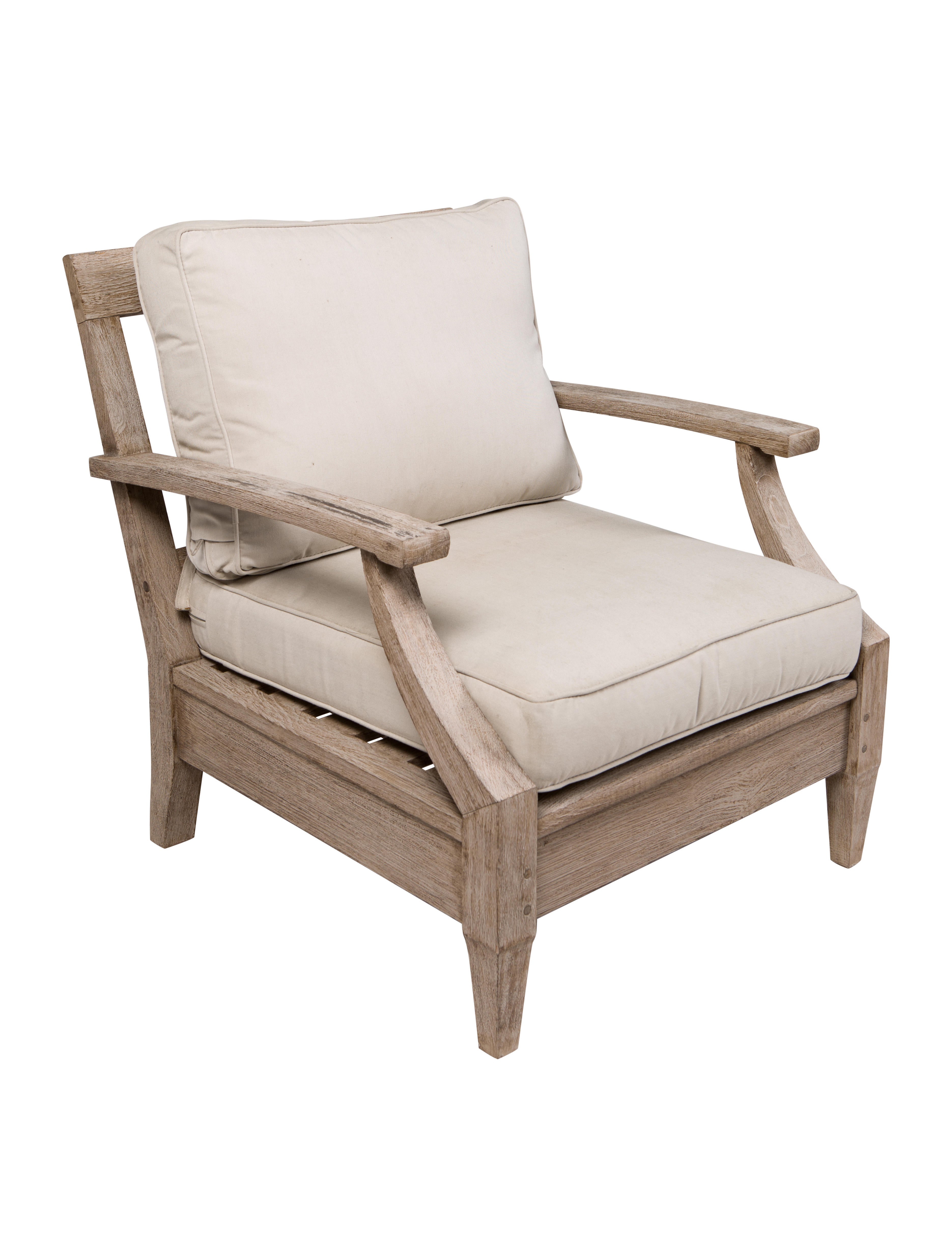 Restoration Hardware Santa Monica Lounge Chair Grey Outdoor